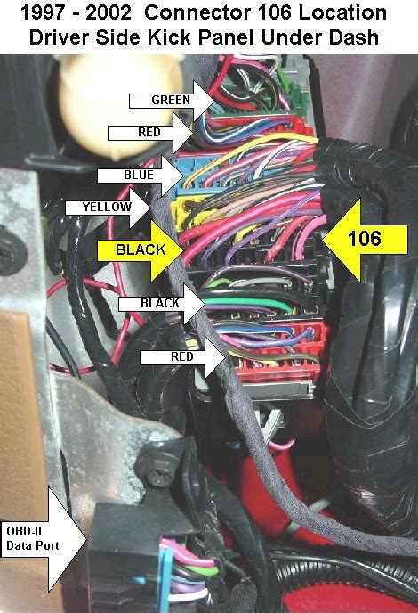 jeep wire under dash